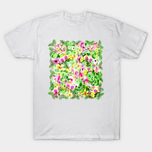 Floral Pattern T-Shirt